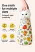 Trimming, Cat Wrap for Nail Magic Grooming Blanket Anti-Scratch Restraint Bag for Cats, Self-Adhesive, Breathable