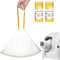 40 Count Drawstring Automatic Cat Litter Box Liner Bags, Disposable Heavy Duty