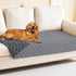 smiry Waterproof Dog Blanket, Reversible Pet Bed Cover, Soft Couch Cover for Dogs, Washable, 30"x70", Grey/Dark Grey