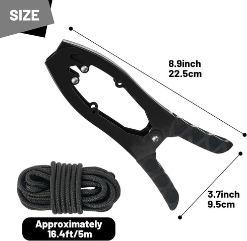 Kayak Anchor Grip, Brush Gripper with 16.4ft Paracord to Anchor Canoe, Boat for Fishing and Camping