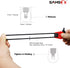SAMSFX Fishing Rods Belt Stretchy Wrap Pole Straps Elastic Cable Ties for Casting, Spinning & Fly Rods