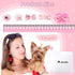 40 Pieces Dog Bows Cute Puppy Dog Bowknot Hair Bows Handmade Hair Accessories Bow with Rubber Bands Lace Organza Puppy Bows Rhinestone Pearls Dog Hair Ties Multicolor Dog Hair Grooming Accessories
