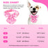 Elegant Pink Plaid Dog Collar with Bow Tie - Stylish Durable Adjustable Cotton Pet Collar for Small Medium Large Girls,