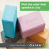Gaiam Yoga Block - Supportive Latex-Free Eva Foam for Yoga, Pilates, Meditation - Non-Slip Surface
