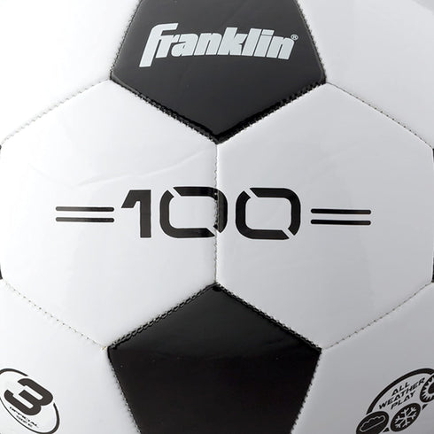 3, 4 5 Packs Franklin Sports Soccer Balls - Youth & Adult - Sizes & - Single & Bulk - Black & White