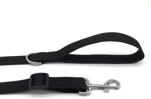6FT Adjustable Dog Leash, Nylon Dog Leashes for Medium and Large Dogs (Red)