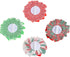 BoomBone Christmas Dog Collar Flowers Accessory, Flower Charms Sliders for Holiday Collars