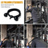 KORIKAHM Long Tricep Rope, 47-63 Inch Cable Attachment for Home Gym Pulley System