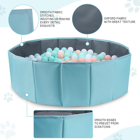 ChengFu Dog Ball Pit, Foldable Ball Pit for Dogs, Suitable for Indoor and Outdoor Activities