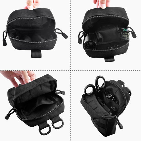Tactical Cigarette Pouch TRIWONDER Molle Small Military Bag with Battery Cigarette Case and Lighter Slot