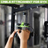 KORIKAHM Home Gym Fitness Multi-Grip Spreader Bar, Wide Lat Pull Down Bar, Neutral Grip Handle for Cable Pulley System