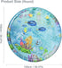 ZHAKKE 100 100 cm Thickened Water Sensory Playmat for Cats x Round Sensor Cat Bed Cooling Mat for Pets Playing Sleeping