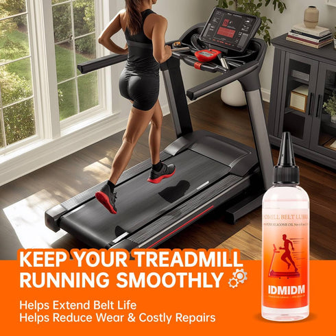 100% 4 oz 118 ml, Nozzle, Treadmill Belt Lubricant, Silicone Oil, fl / Easy-Apply Compatible with Most Treadmills