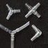 Y-Axis 49 Pcs Aquarium Air Pump Accessories, Airline Connectors, Splitters, Bubble Stones, Check Valves
