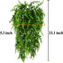 HERCOCCI 2 Pack Reptile Plants, Artificial Hanging Vines Habitat Decorations with Suction Cup for Bearded Dragon,