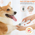 Lyjinbc Trimmer 2-Speed Dog Nail Grinders, Electric Rechargeable Pet Nail Low Noise with LED Light Mode for Large