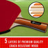 JP WinLook Ping Pong Paddles Set - Portable Table Tennis Paddle Set with Case & Balls