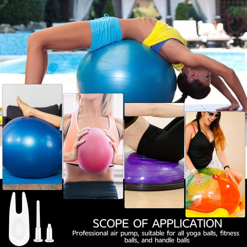 FdcZeyxior 10 2 Yoga Ball Plug Replacement, Pieces Plastic Exercise Ball Plug Replacement Fitness Exercise Balls Air