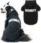 SCENEREAL Security Dog Hoodie Sweaters for Small Medium Large Dogs, Soft Cotton Brushed Fleece Coat with Hat, Classic