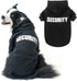SCENEREAL Security Dog Hoodie Sweaters for Small Medium Large Dogs, Soft Cotton Brushed Fleece Coat with Hat, Classic