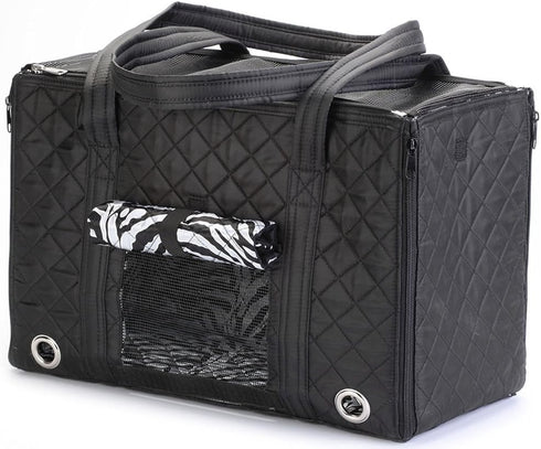 Sherpa Park Tote Pet Carrier, Medium Black