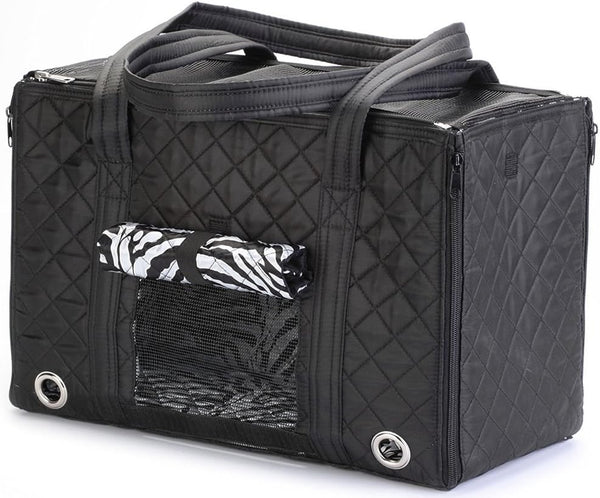Sherpa Park Tote Pet Carrier, Medium Black
