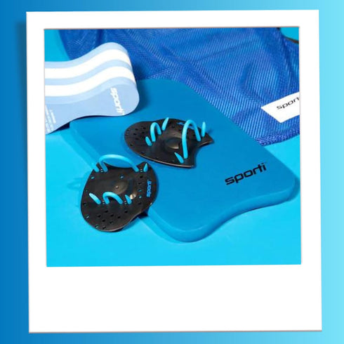 Sporti Pull Buoy for Beginners, Women & Men, 5-Layer EVA Leg Float, Pool Training Aid