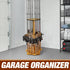 Ghosthorn Fishing Rod Holders for Garage - 360 Degree Rotating Fishing Pole Rack Holds up to 16 Rods