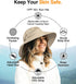 GearTOP Fishing Hat, UPF 50+ Wide Brim Sun Hat for Men and Women, UV Protection Safari and Hiking Hats