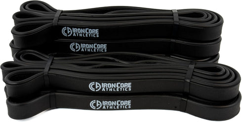 Premium Exercise Bands - Ultra Durable, Non-Slip, Comfort-Edge Resistance, Tested Over 30K Pulls, Set of Three