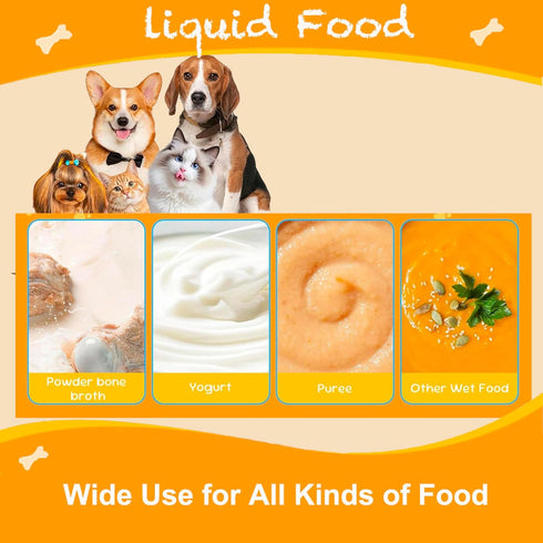 SUJEB 3/4 Interactive Slow Feeder Dog Lick Bowls for Liquid Treat Entertained Ball-in Bone Broth Dog Lick Bowl, Cup