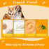 SUJEB 3/4 Interactive Slow Feeder Dog Lick Bowls for Liquid Treat Entertained Ball-in Bone Broth Dog Lick Bowl, Cup