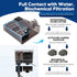 Aquarium Filter with Surface Skimmer, 15-30 Gallon Small Fish Tank Filter, Quiet & Efficient Waterfall Design