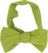 KUDES 2 Pack Pet Cute Bow Headbands, Stretchy Bow Headgear for Dog Cat Puppy Bathroom Hair Accessories, Light Green +