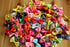 50pcs Dog Hair Accessories, Rhinestone Pearls Bowknots with Rubber Bands, Topknot Bows for Cute Styling