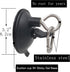 YYST Suction Cup Hook Cleat for Pet Dog & Cat - Bathtub, Shower & Bathing Grooming Tether, No Leash