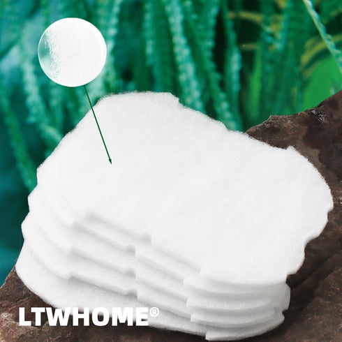 LTWHOME Polymer Wool Pads for Blagdon Inpond All-in-One 300 600 900 Filter (Pack of 12)