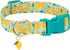 Adjustable Lightweight Cute Dog Collar for Girl Female Boy Dogs, Soft Summer Collar with Lemon Design for Small Medium