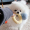 BEIDUOYANG Dog Squeaky Toys, Dog Toys, Squeaky Stuffed Engagement Shape Dog Chew Toy Soft Cleaning Massage Supplies Pet