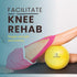 ProBody Pilates Ball - 9 Inch Small Exercise Ball for Physical Therapy, Core Stability, Yoga, and Rehab