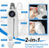 2-in-1 Trimmer 3 Dog Nail Clippers and Grinder, Electric Dog Nail for Large Medium Small Dogs & Cats with Speeds, USB