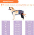Coodeo Dog Recovery Suit, Cone Collar Alternative, Abrasion Resistant, Washable, Waterproof for Pet Wounds (L, Blue)