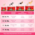 40pcs, Dono Disposable Dog Diapers Female Doggie Diapers for Puppy Dogs and Cats in Heat with Cute Design, Pink, XXS