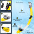 ZEEPORTE Set, Swimming Packages Mask Fin Snorkel Travel Size Snorkeling Gear for Adults with Panoramic View Anti-Fog