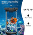 UNBREAKcable Waterproof Phone Case, 2-Pack IPX8 Universal Pouch for iPhone 15 14 13 12 11 Pro Max XR X XS SE 2022 8