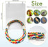 BWOGUE 7 Inch Bird Mirror with Rope Perch, Cockatiel Mirror for Cage Bird Toys, Swing Parrot Cage Toys
