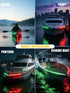 4Pcs 12inch 12v IP68 YM E-Bright Boat Navigation Lights Marine Navigation led Lights Waterproof for Boats, Pontoon