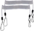 Fishing Lanyard - Heavy Duty Coiled Lanyards with Stainless Steel Wire Inside, Safety Rope Extension Cord Tether