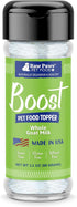 Raw Paws Boost Pet Food Topper, Whole Goat Milk Powder, 3.1-oz, Made in USA, Dog Food Toppers