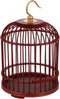 PRETYZOOM Vintage Pet Cage, Garden Insert Shelter, Hanging Cage for Hamster Habitat, Wooden Metal Container